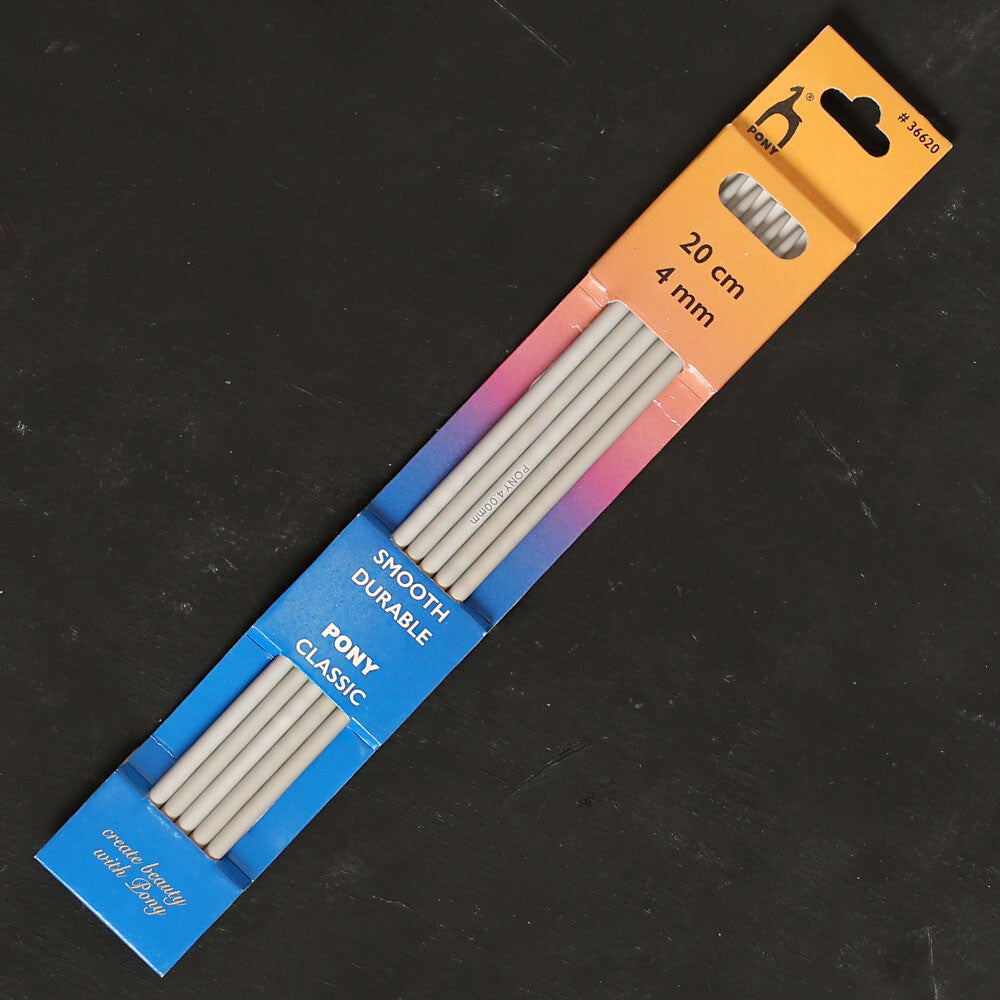 Pony 5'li 4 mm 20 cm Alüminyum Çorap Şişi - 36620